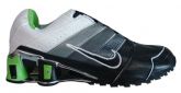 Nike Shox Revolution Branco Preto e Verde MOD:03