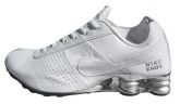 Nike Shox Deliver Branco e Prata MOD:041