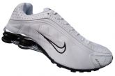 Nike Shox R4 Cromado Branco e Preto MOD:033