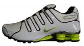 Nike Shox NZ Cromado Branco e Verde Florescente MOD:05