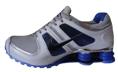 Nike Shox Turbo + 11 W Branco e Azul MOD:01