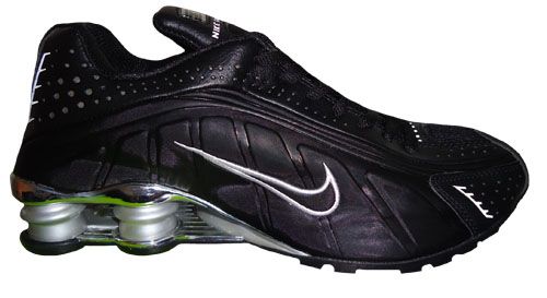 Nike Shox R4 Cromado Preto e Prata MOD:017 Promoção